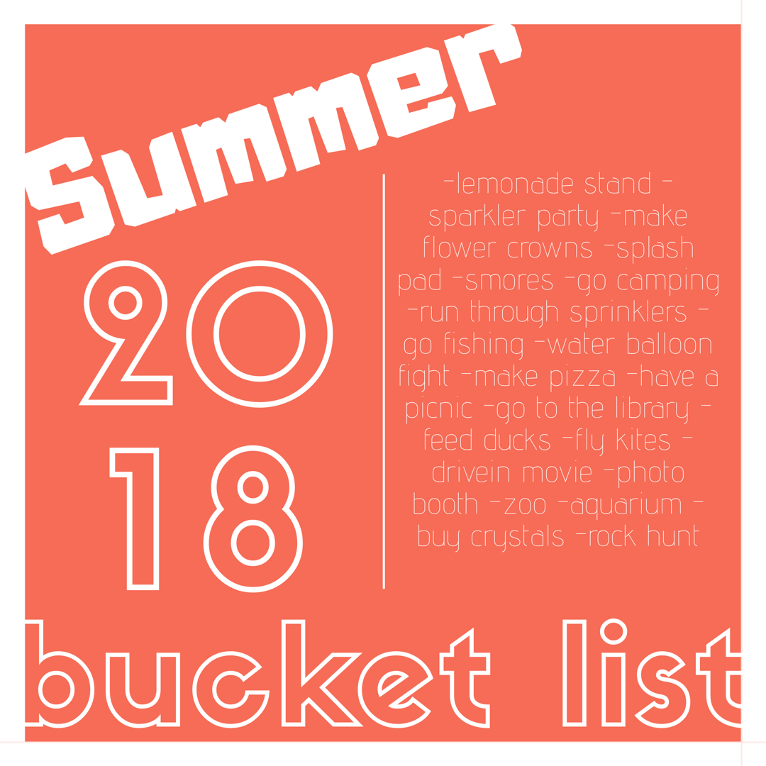 summer bucket list