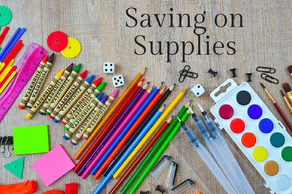 Saving on Supplies Title Card